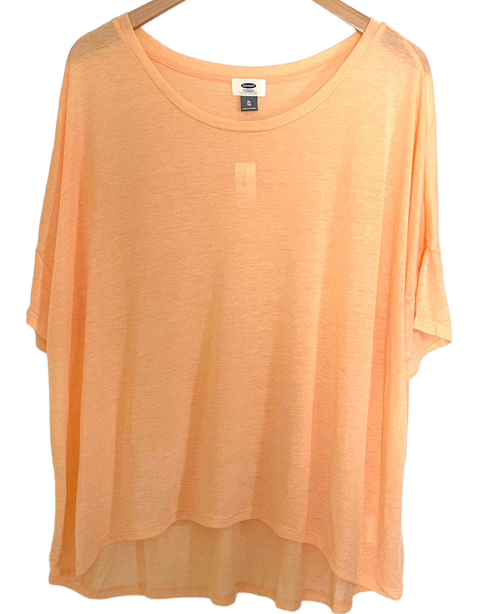 Light Spring OLD NAVY creamy peach tee