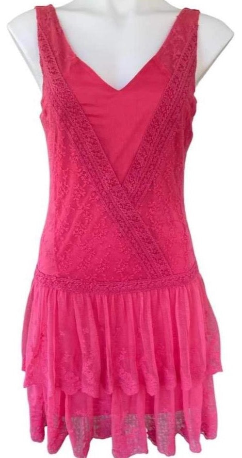 Light Spring PROMOD lace ruffle dress