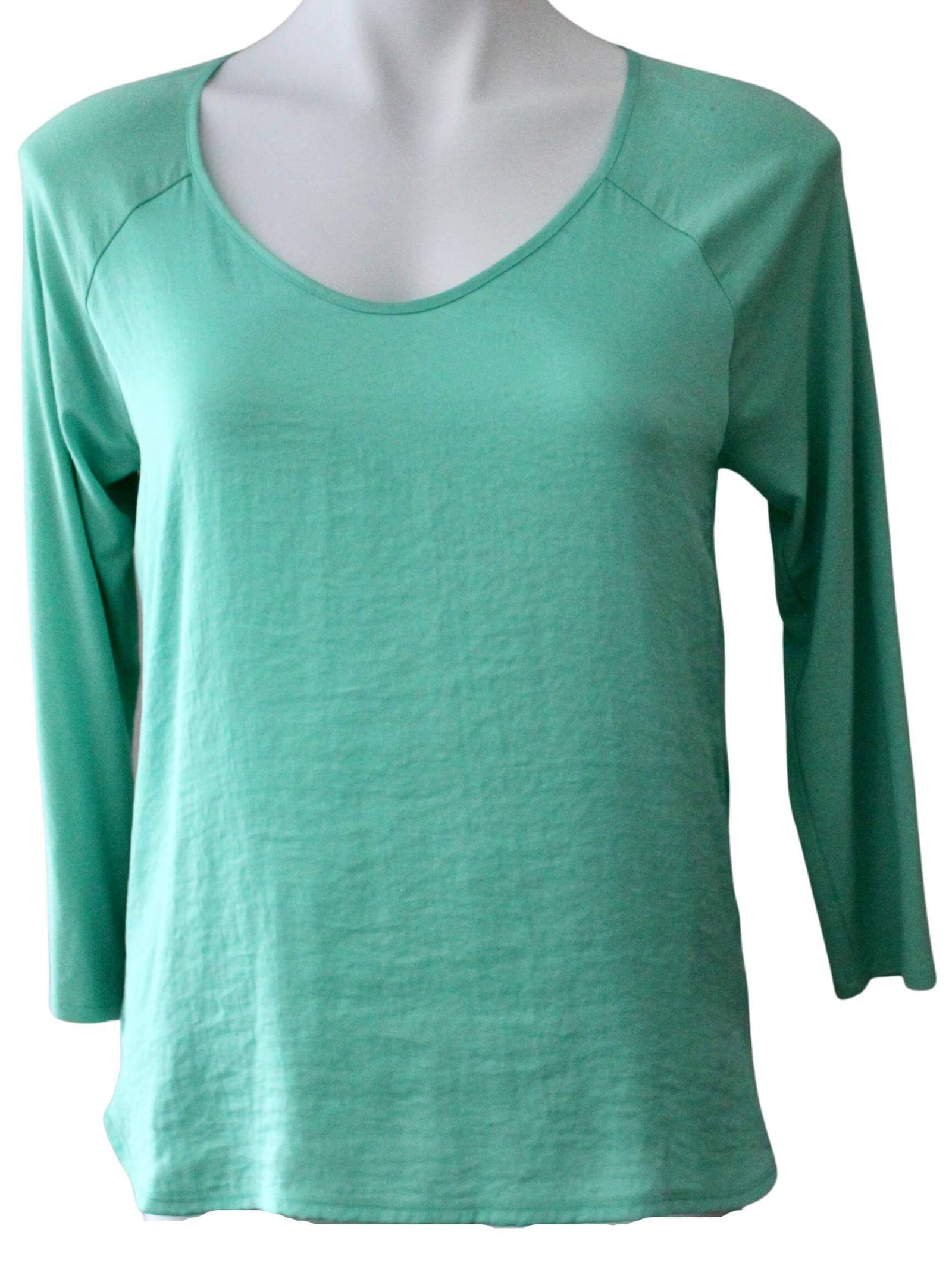 Light Spring THE LIMITED sherbet green silky tee