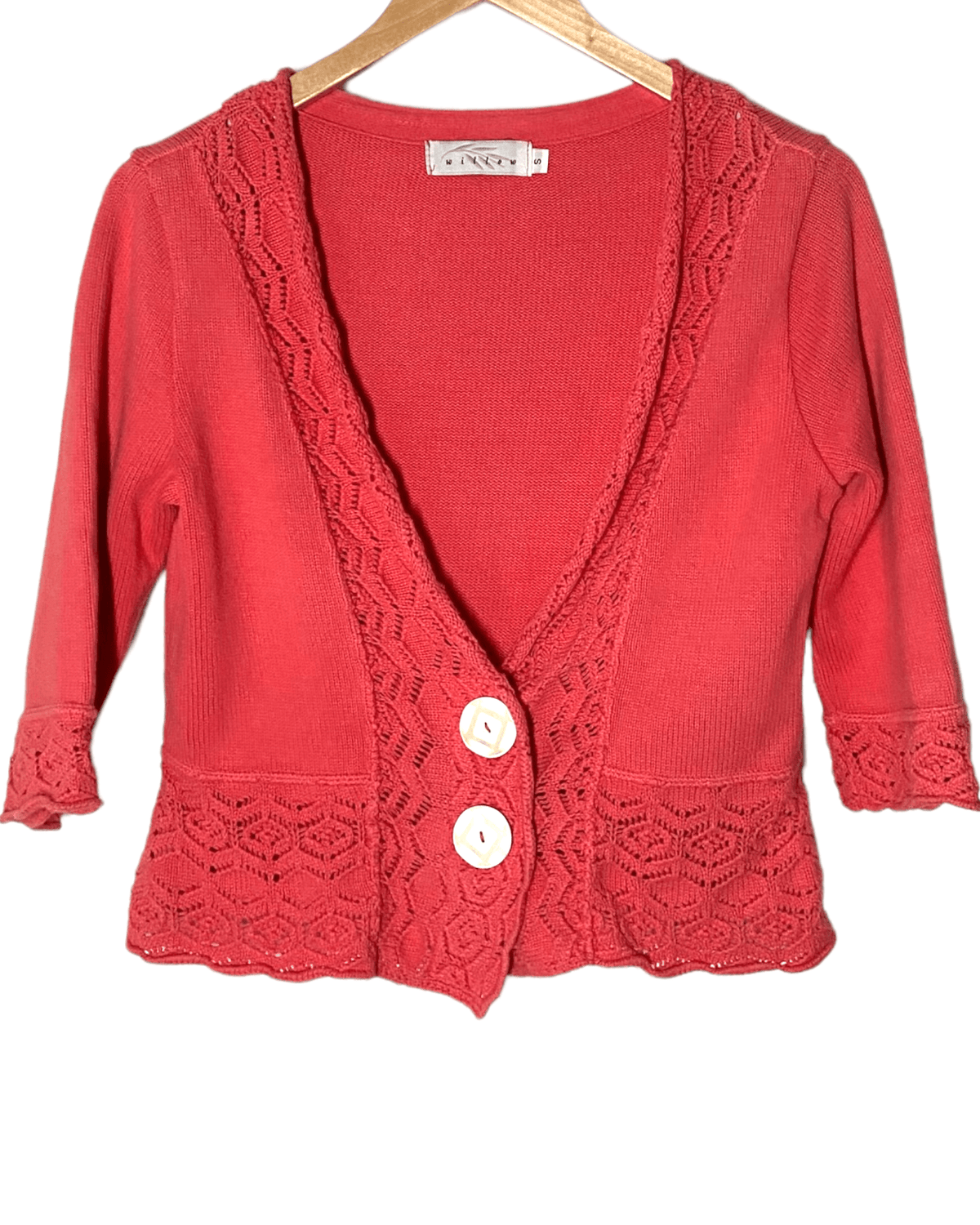Light Spring WILLOW crochet cardigan sweater