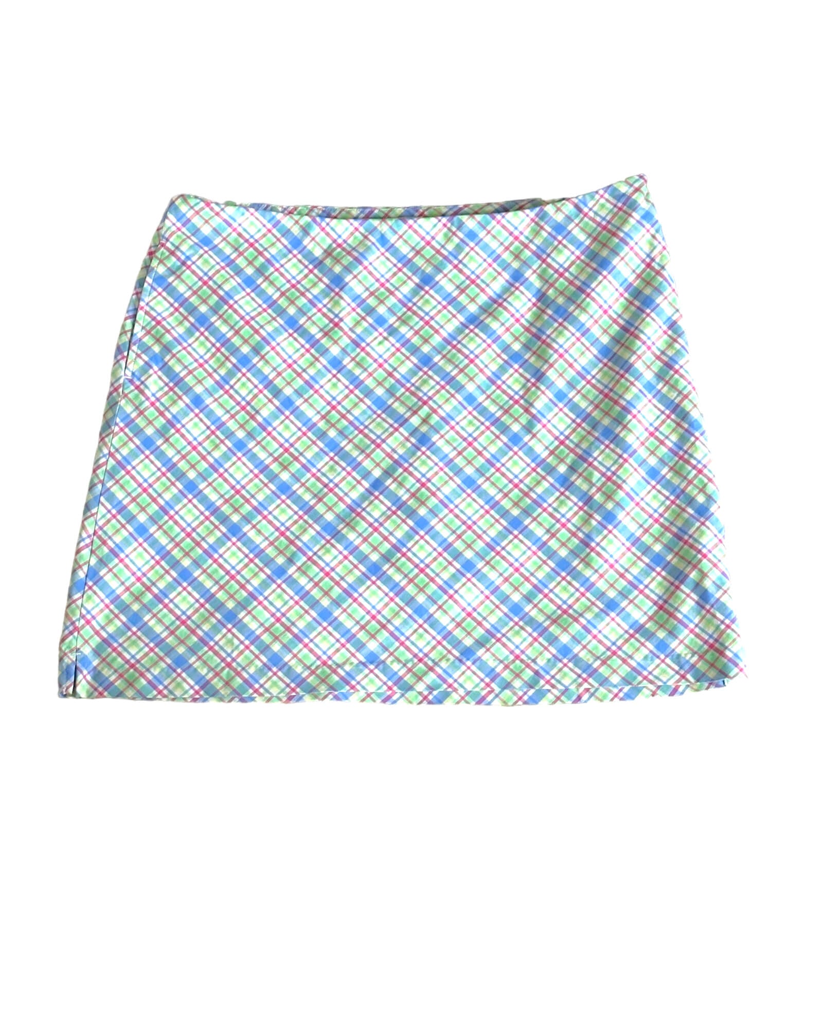 Light Spring GREG NORMAN plaid gold skirt