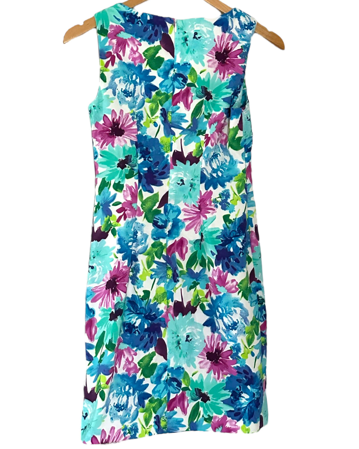 Light Summer ALEX PETITES floral print sleeveless dress