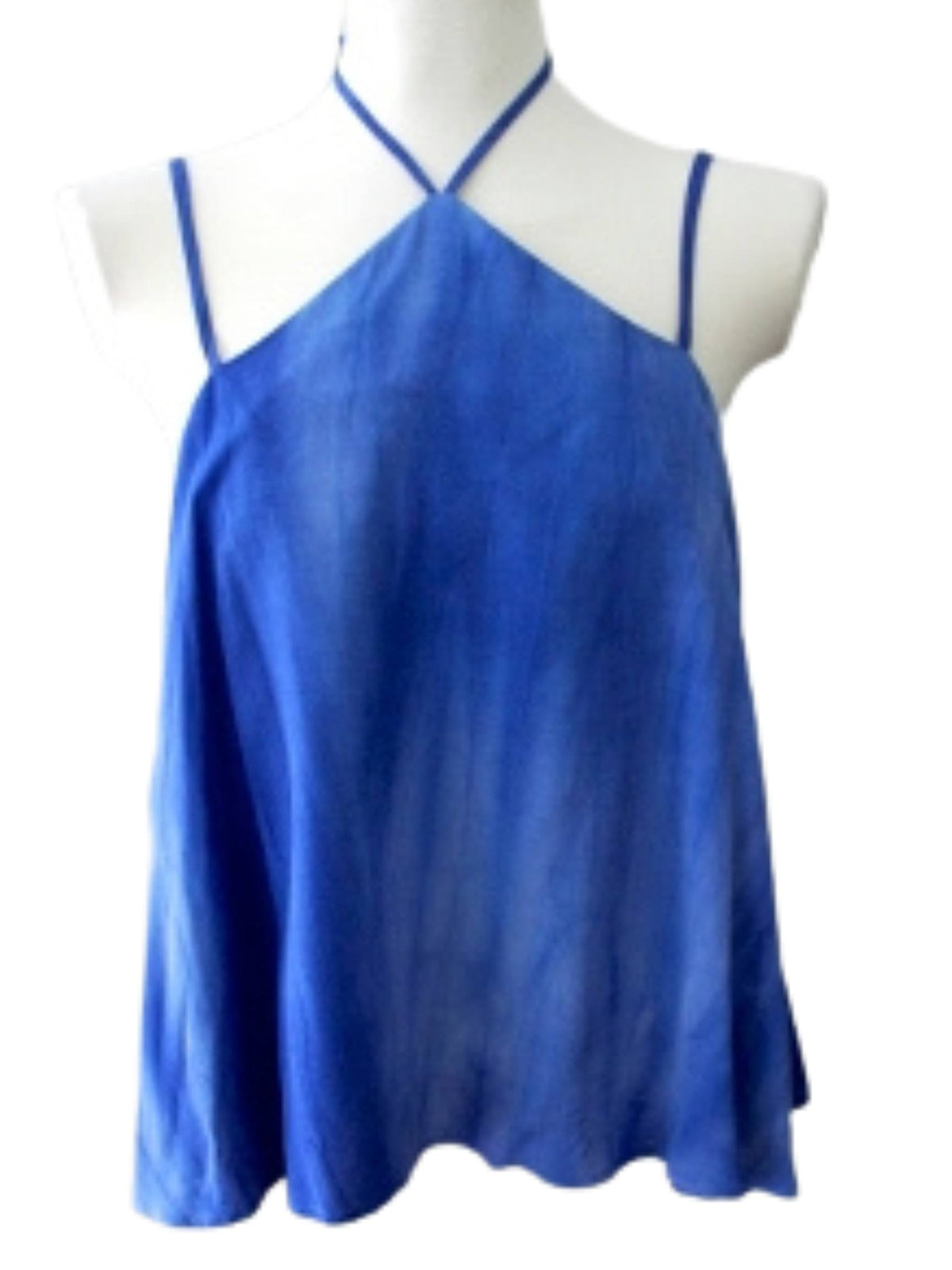 Light Summer CAD cobalt blue halter top