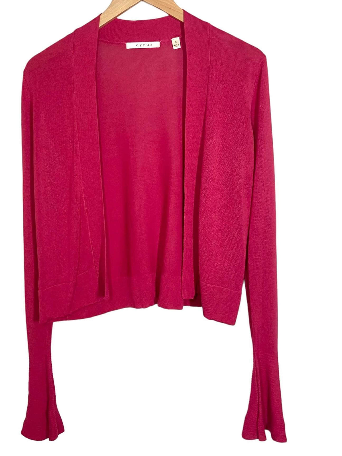 Light Summer CYRUS magenta cardigan sweater