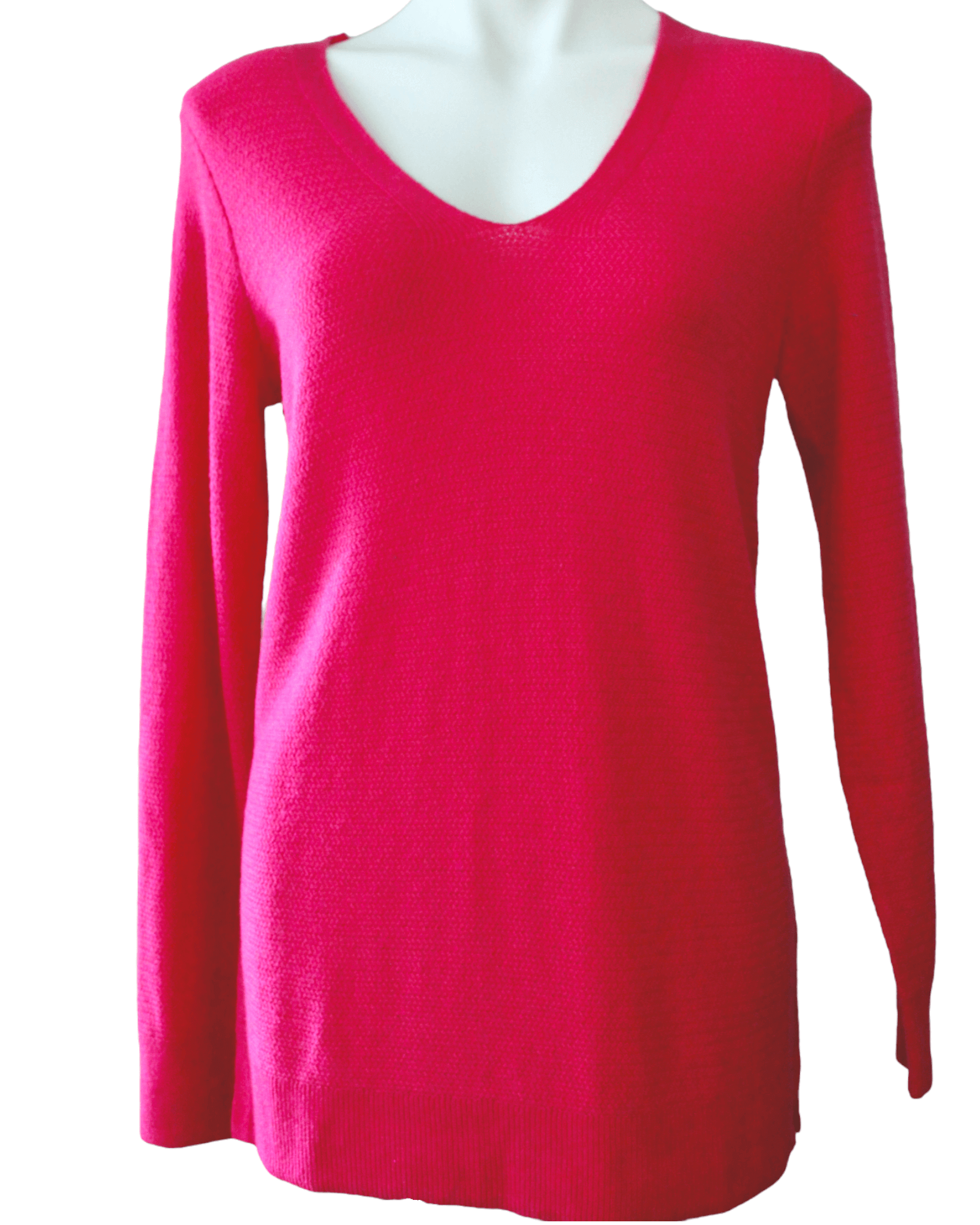 Light Summer GAP claret pink v-neck sweater