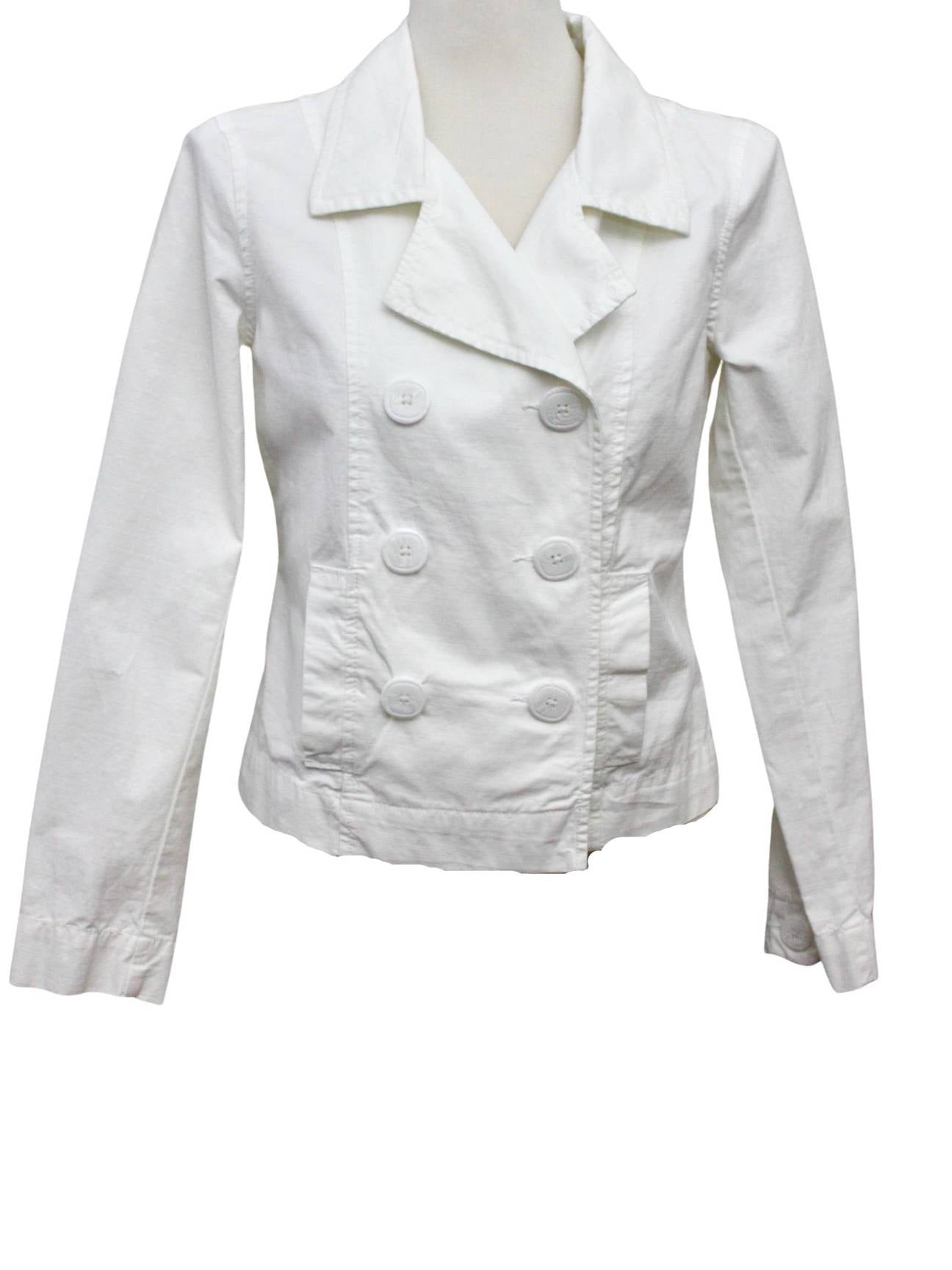 Light Summer GAP white twill jacket