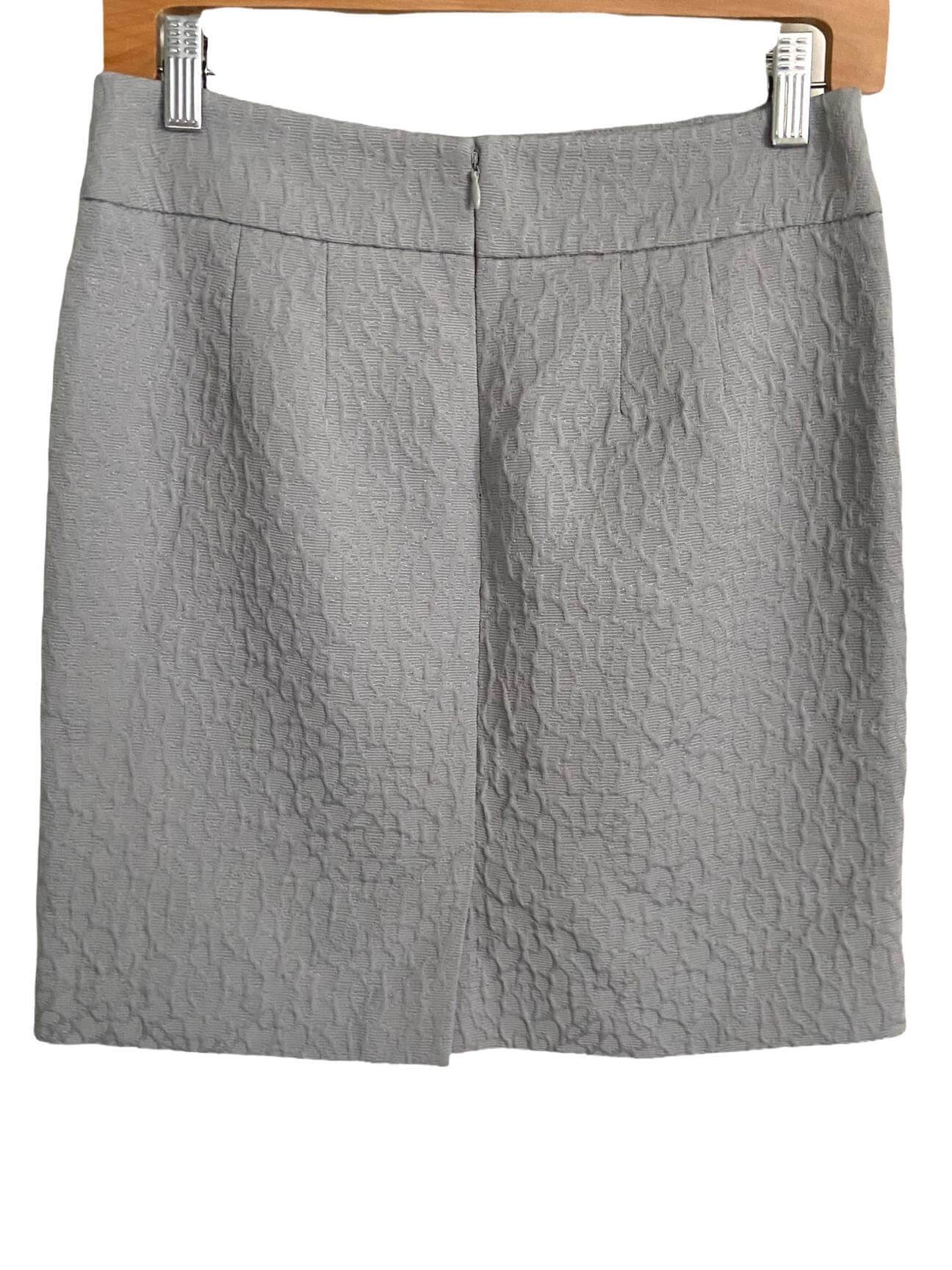Light Summer Gray Textured Skirt