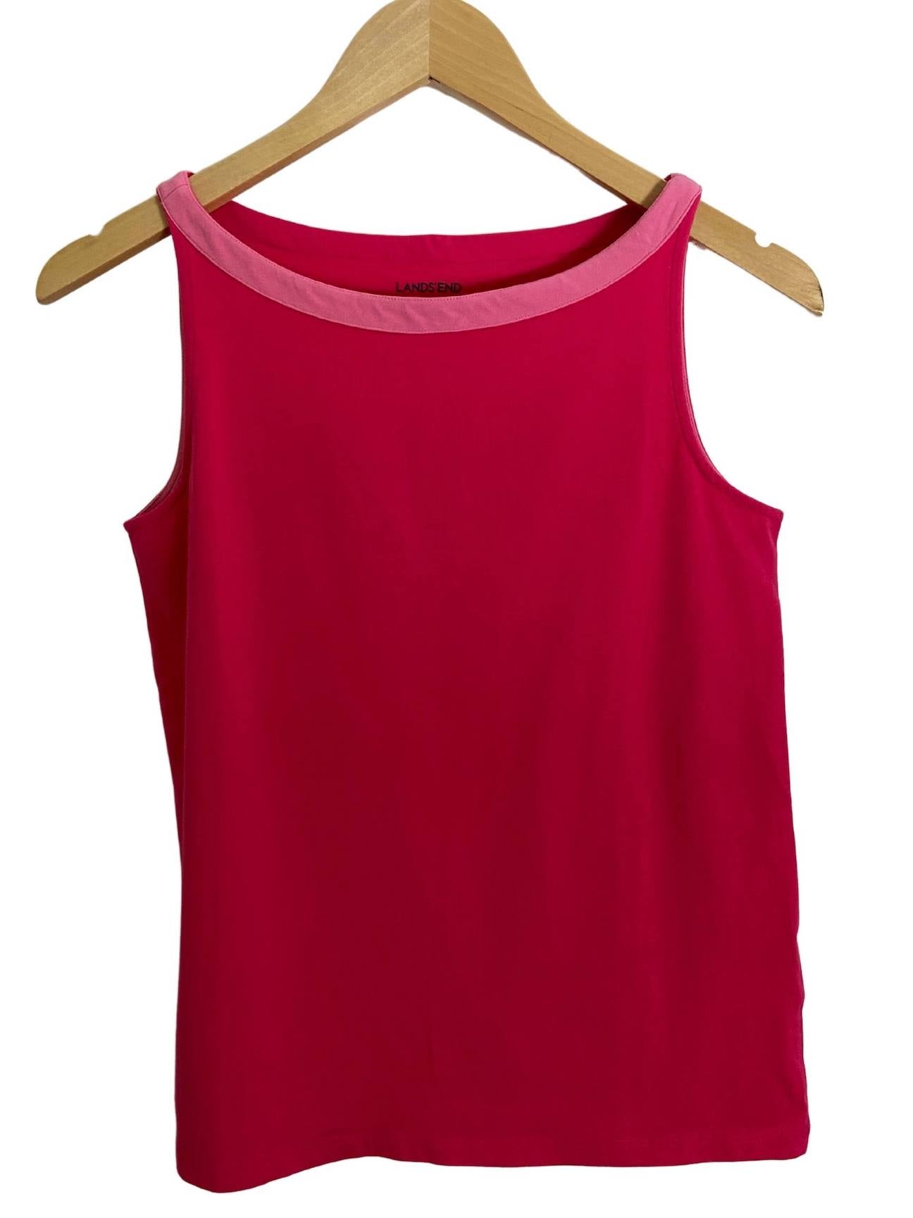 Light Summer LAND'S END pink sleeveless  top