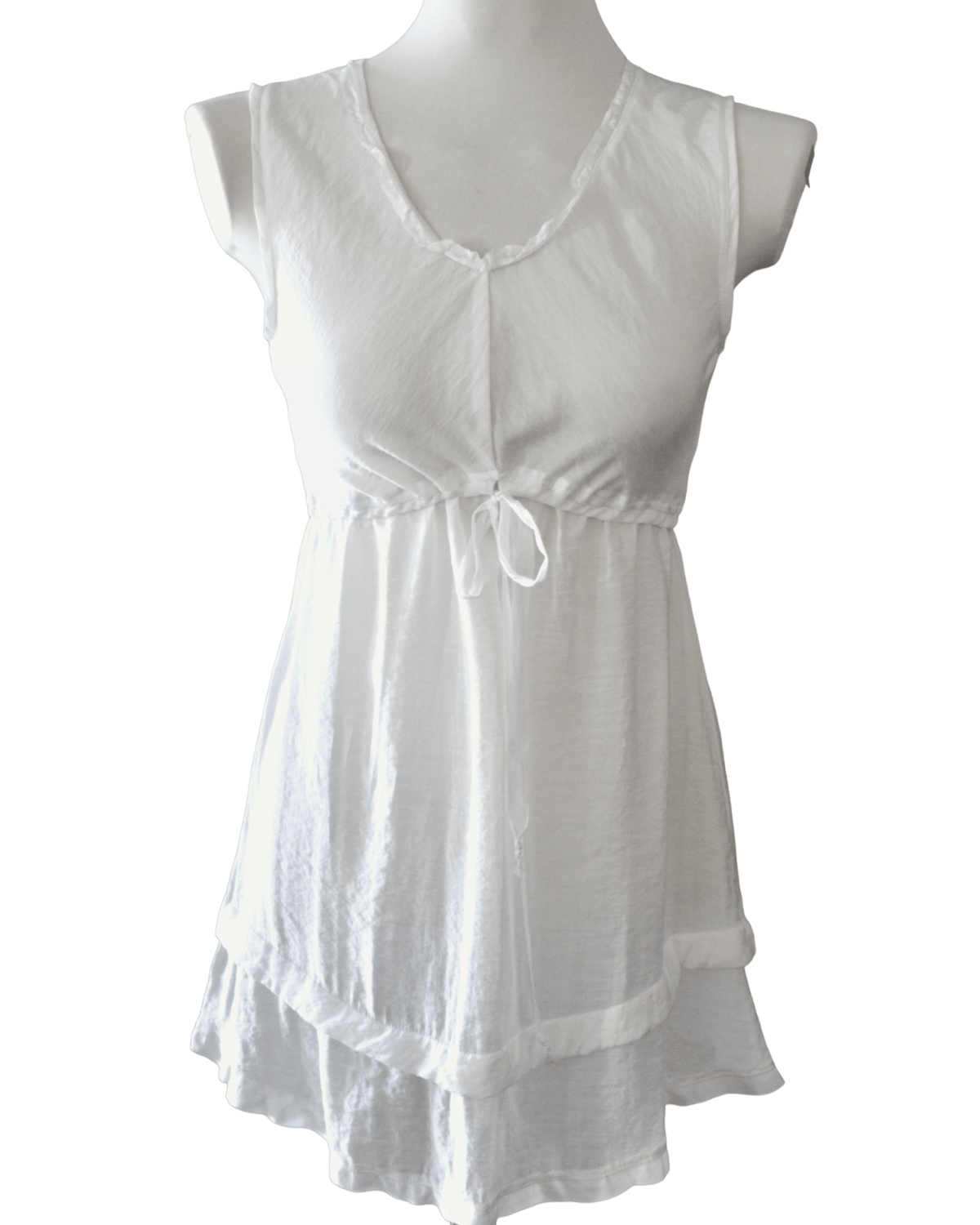 Light Summer NEESH BY DAR ANTHROPOLOGIE ruffle hem tunic dress