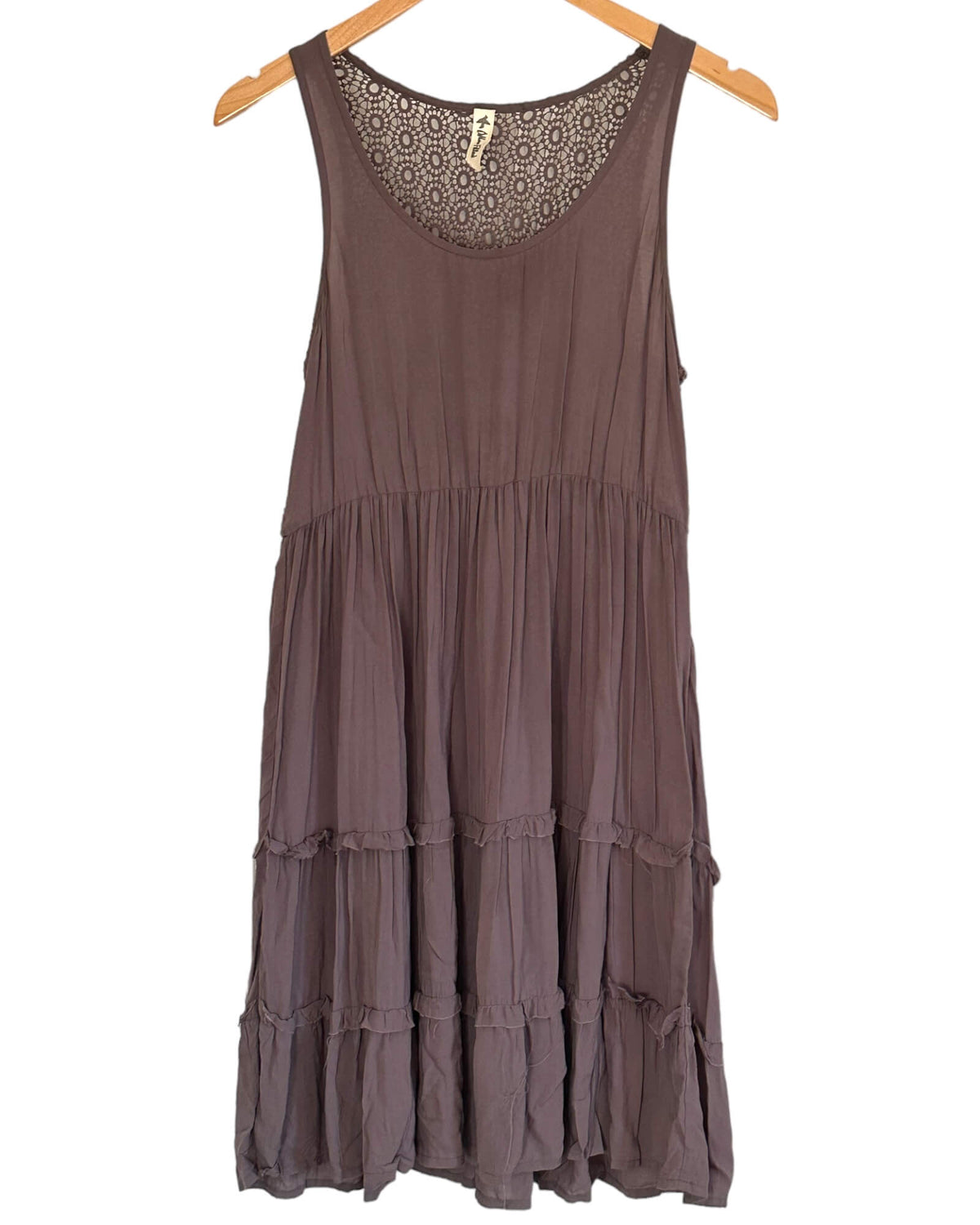 Light Summer OTHERS FOLLOW for ANTHROPOLOGIE crochet back dress