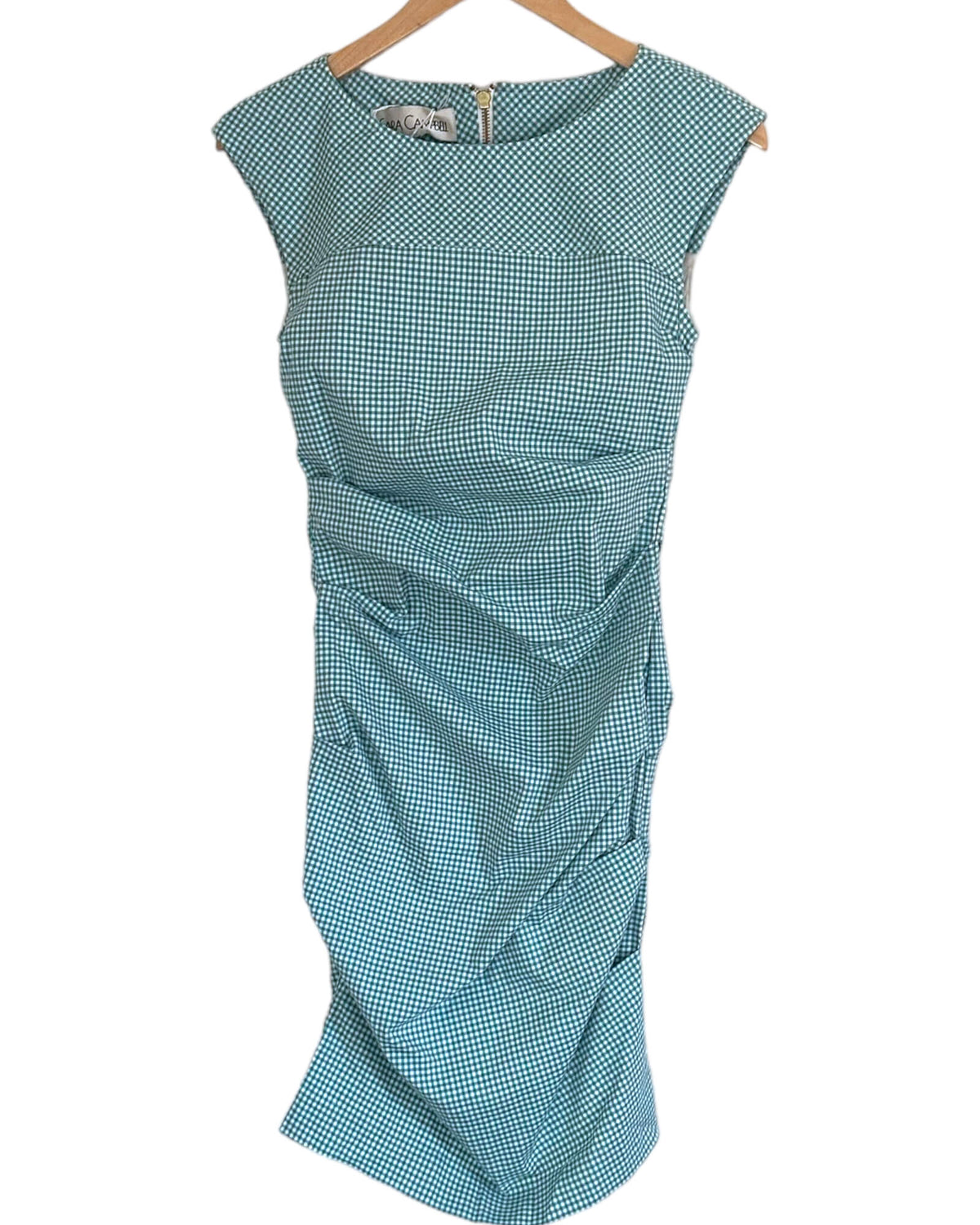 Light Summer SARA CAMPBELL gingham sleeveless dress