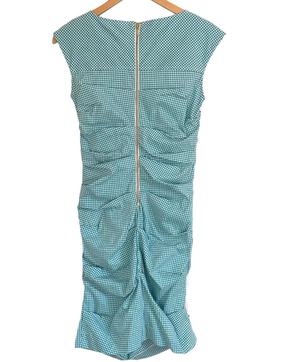 Light Summer SARA CAMPBELL zipper back gingham dress