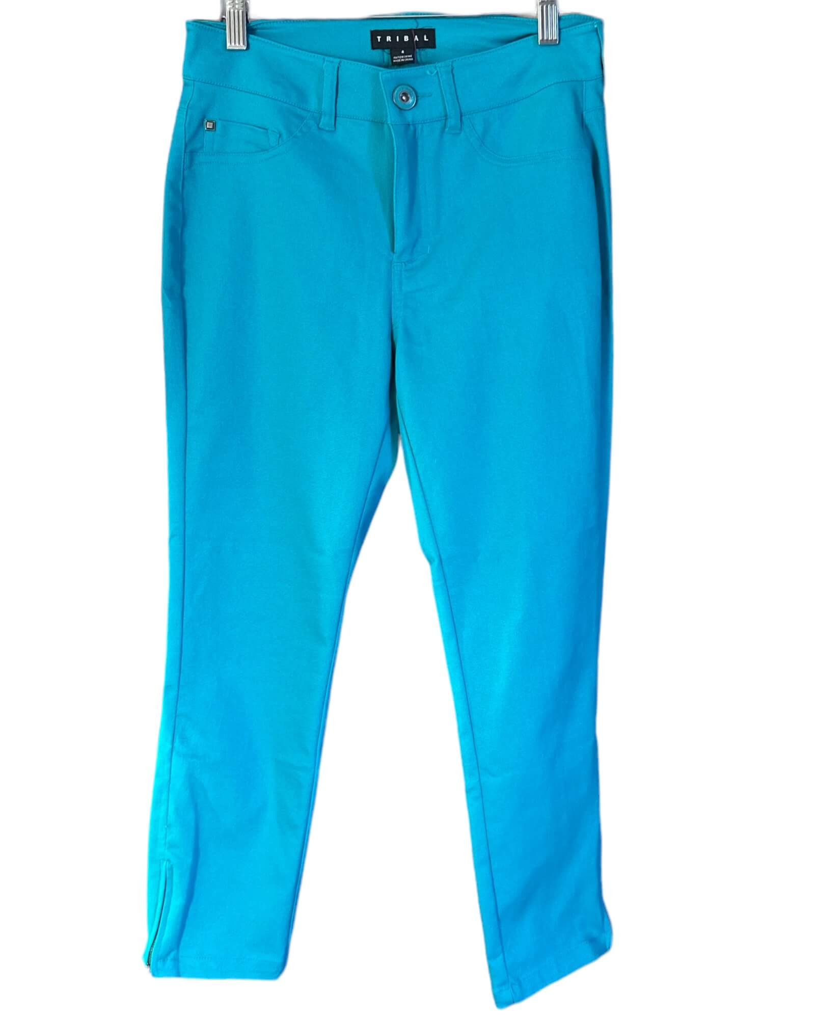 Light Summer TRIBAL turquoise pants