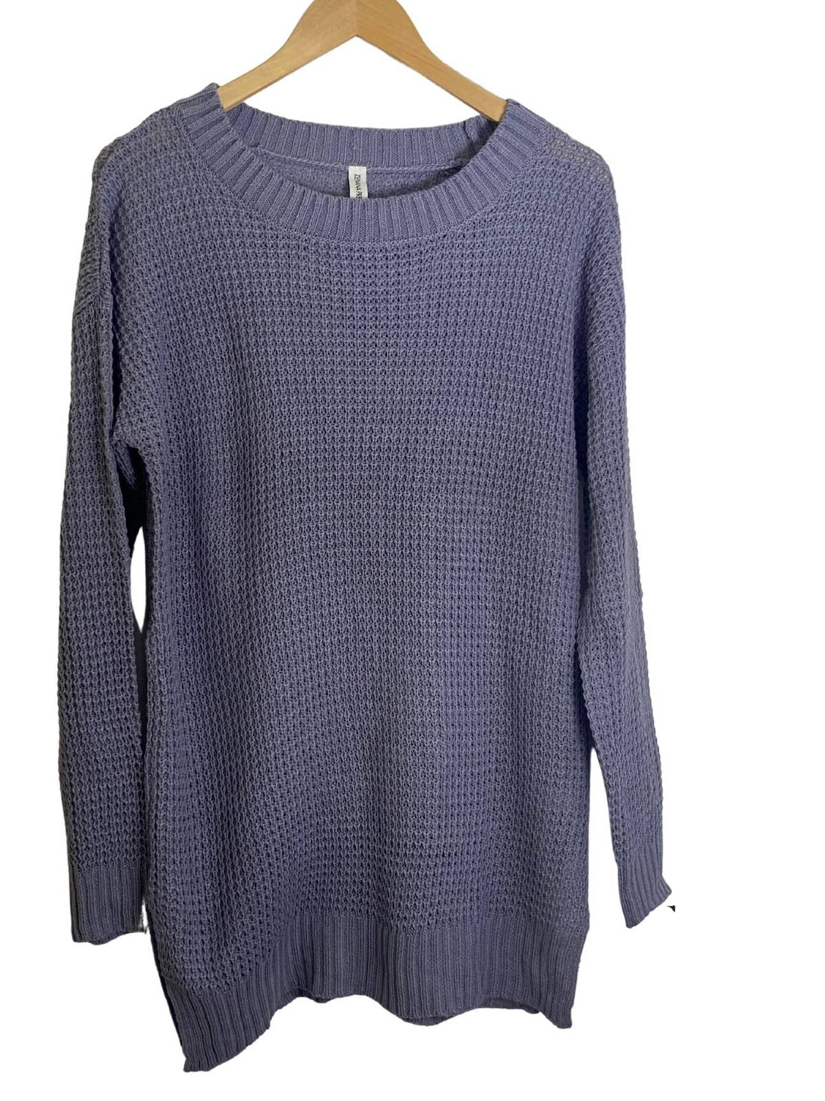 Light Summer ZENANA premium gray sweater