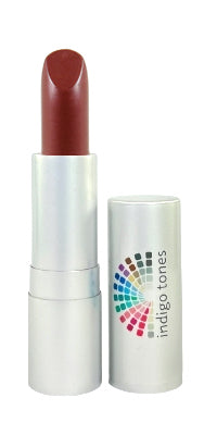 Indigo Tones rich red shimmer lipstick Coleus
