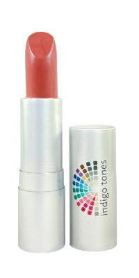 Indigo Tones warm coral lipstick Hibiscus