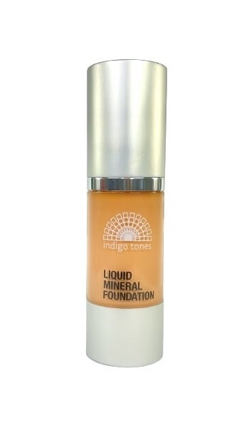 Indigo Tones Liquid Mineral Foundation Marilyn for cool porcelain skin tones