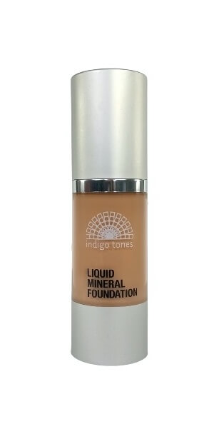 Indigo Tones Liquid Mineral Foundation Doris for light cool beige skin tones