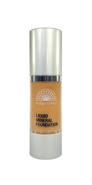 Indigo Tones Liquid Mineral Foundation Ingrid for light ivory skin tones