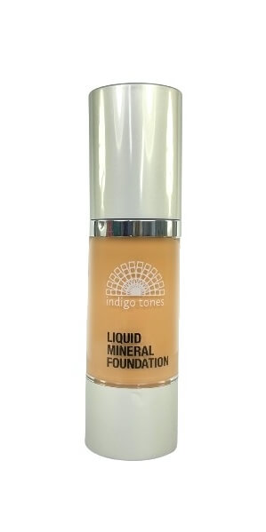 Indigo Tones Liquid Mineral Foundation Natalie for medium cool beige skin tones