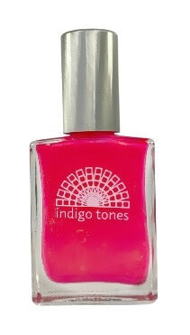 Indigo Tones nail polish light fuschia shimmer Beachcomber