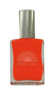 Indigo Tones nail polish warm orange Irish Lass
