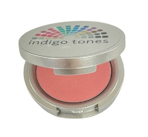 Indigo Tones pressed mineral blush cool rose 