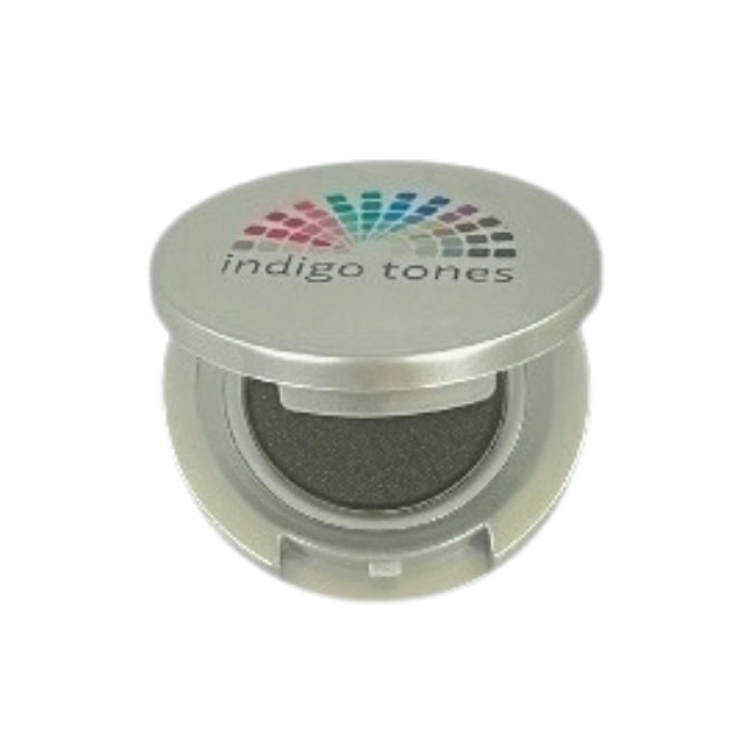 Indigo Tones pressed mineral eye shadow deep gray Pebble