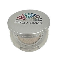 Indigo Tones pressed mineral eye shadow soft light gray Oyster