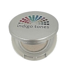 Indigo Tones pressed mineral eye shadow soft light gray Oyster