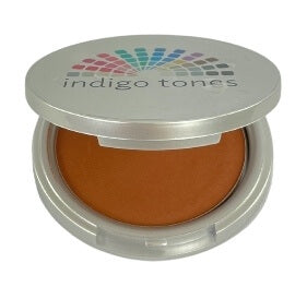 Indigo Tones pressed mineral foundation dark cool brown Coffee