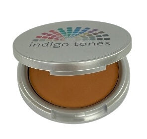 Indigo Tones pressed mineral foundation dark warm brown Cocoa