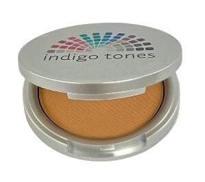Indigo Tones pressed mineral foundation deep warm brown Caramel