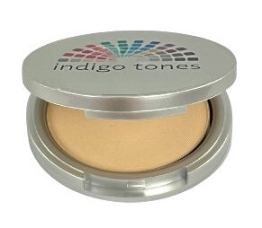 Indigo Tones pressed mineral foundation medium cool neutral Sugar