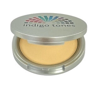 Indigo Tones pressed mineral foundation medium neutral cream Marzipan