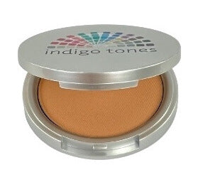 Indigo Tones pressed mineral foundation medium warm tan Honey