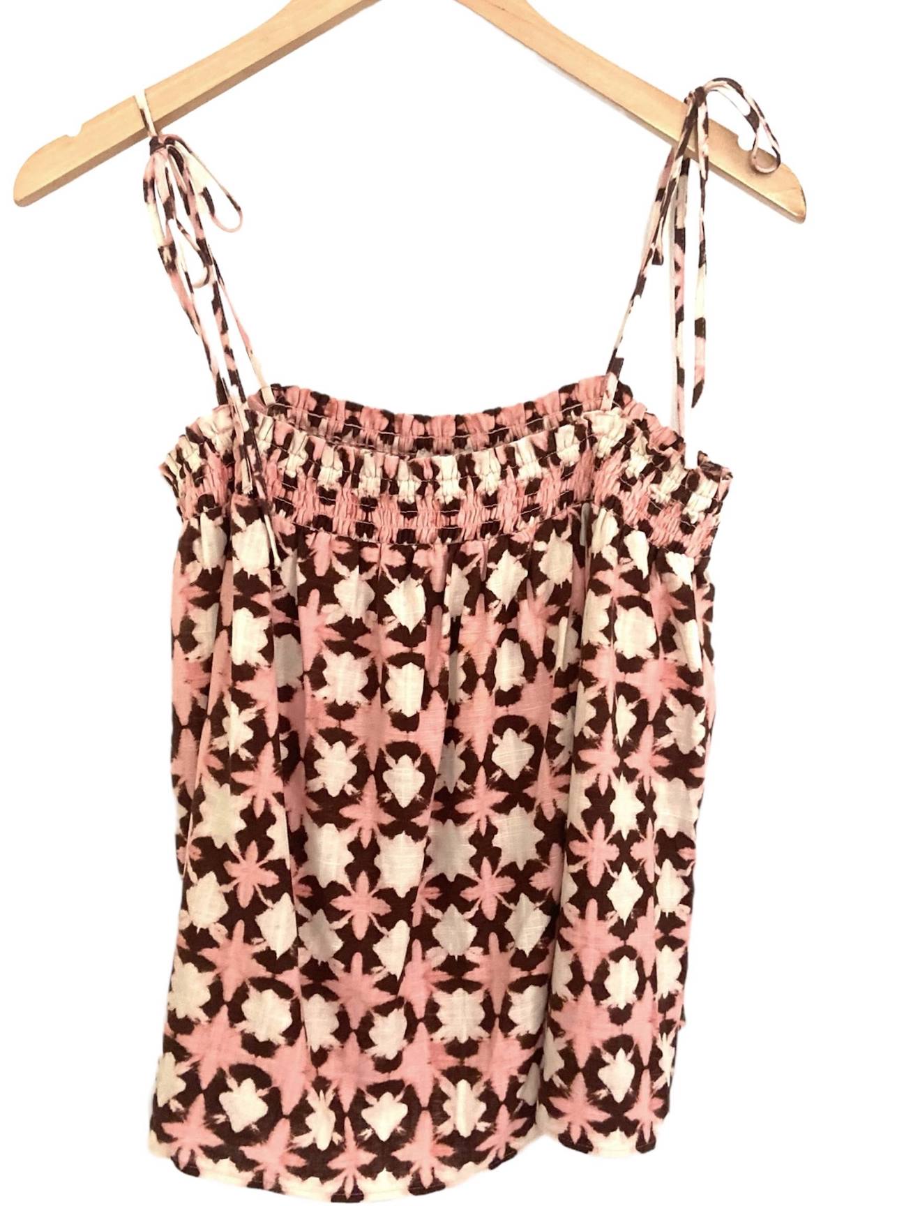 Soft Autumn ANN TAYLOR LOFT ikat print top