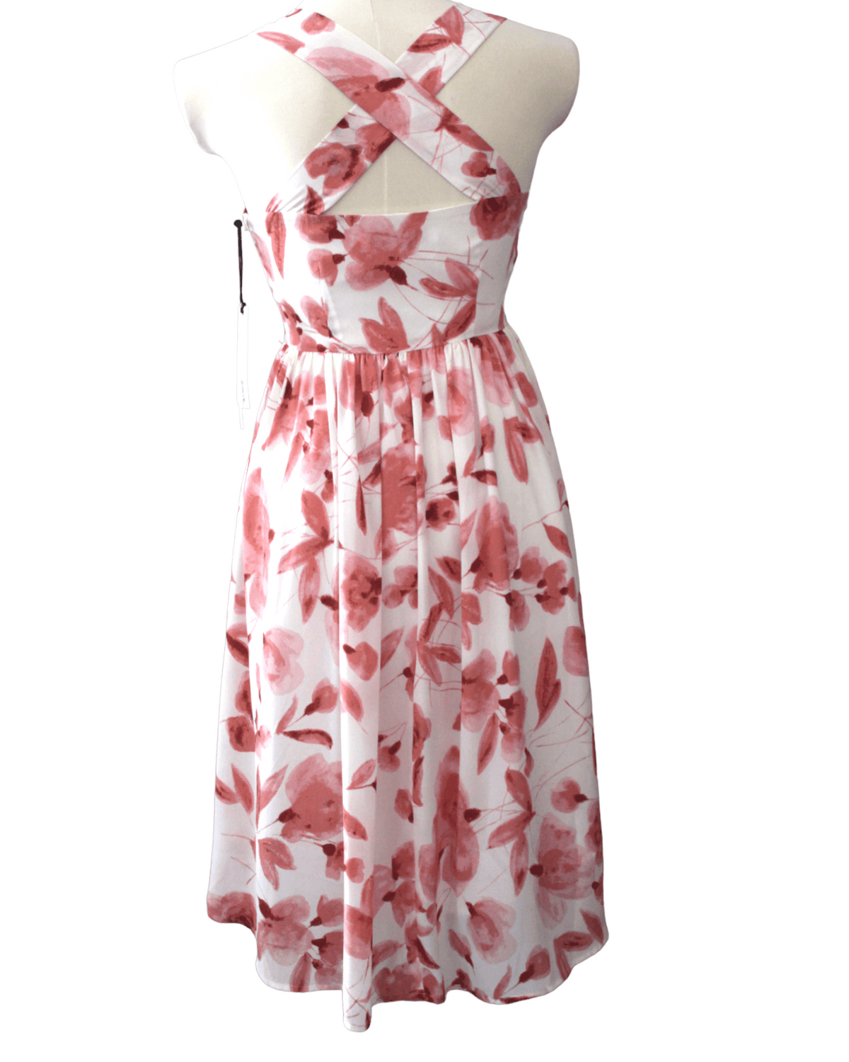 Soft Autumn CUPCAKES AND CASHMERE floral cross back dress