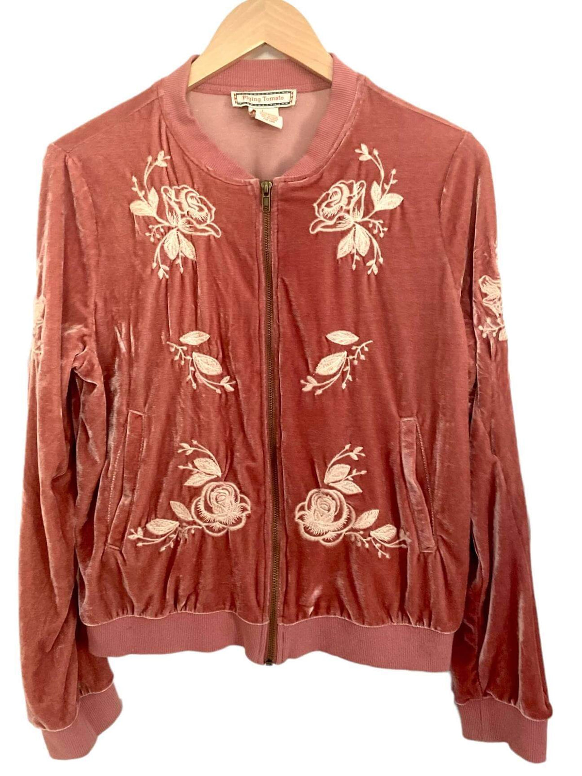 Soft Autumn FLYING TOMATO velour jacket