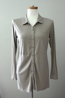 Soft Autumn J JILL wheat button-down shirt