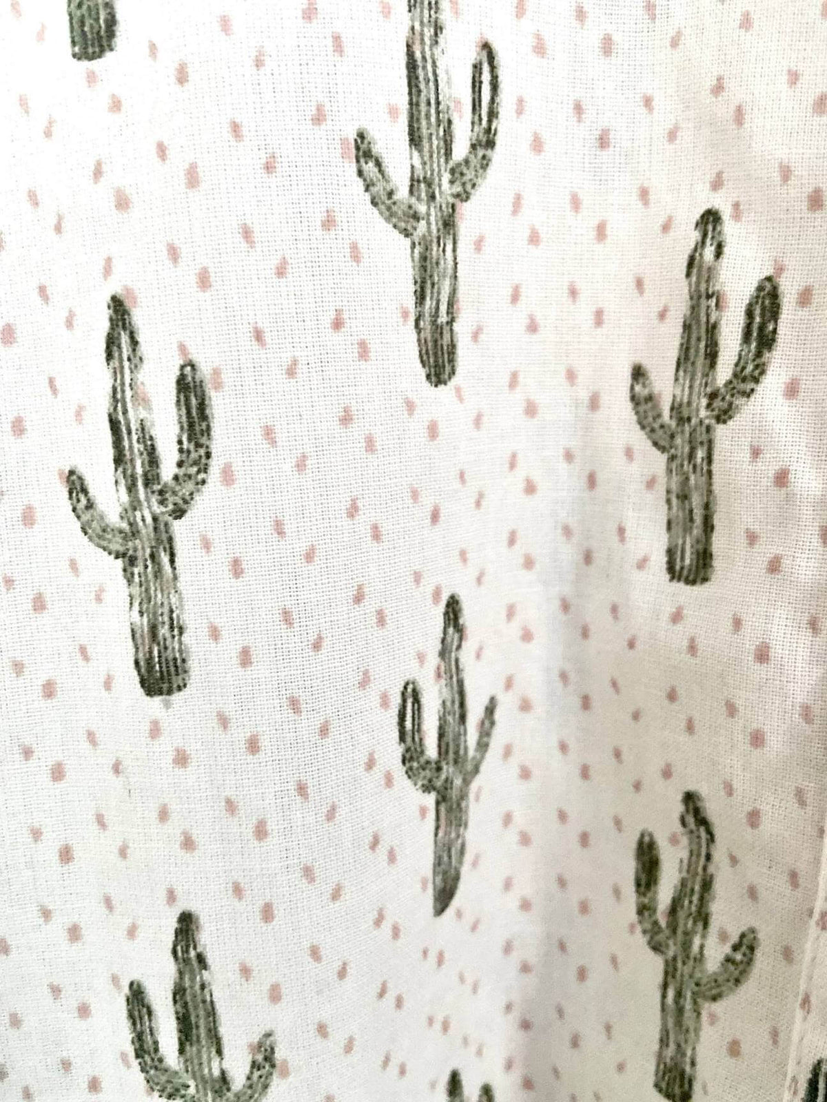 Soft Autumn STYLE &amp; CO cactus print shirt
