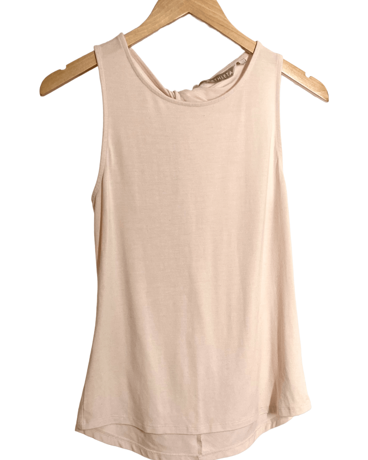 Soft Summer ATHLETA ballerina pink twist back tank top