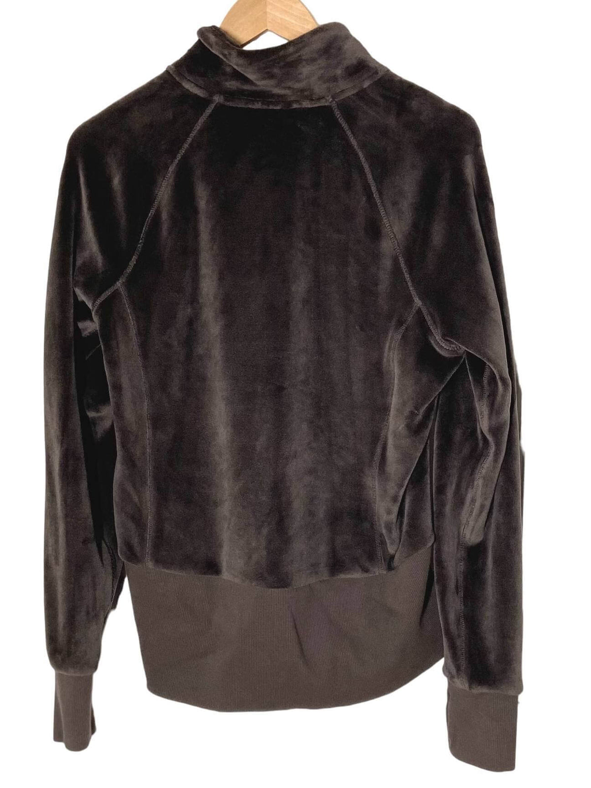 Soft Summer ATHLETA brown velour jacket