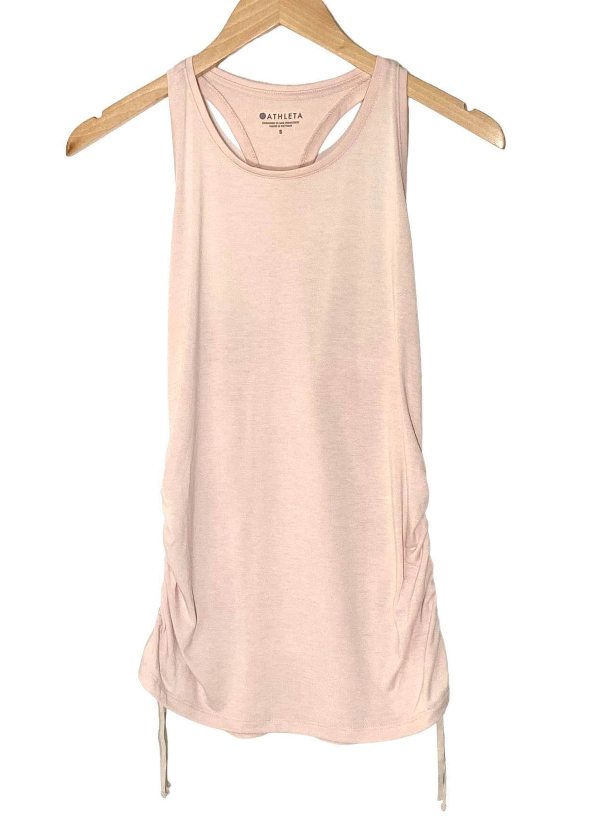 Soft Summer ATHLETA ruched racerback tank top