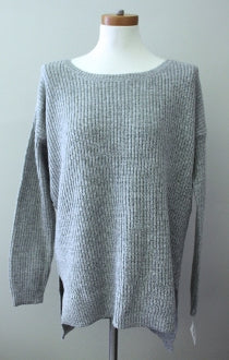 Soft Summer BP gray marl sweater