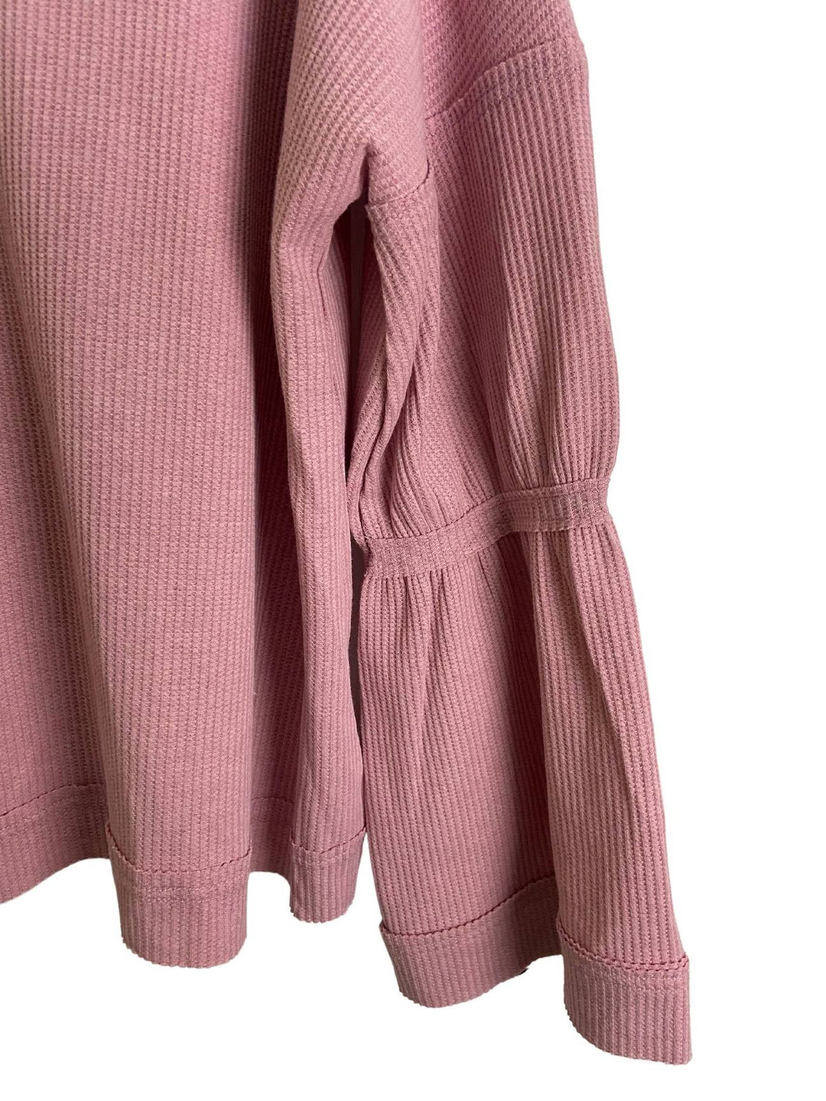 Soft Summer CEZELE pink waffle knit top