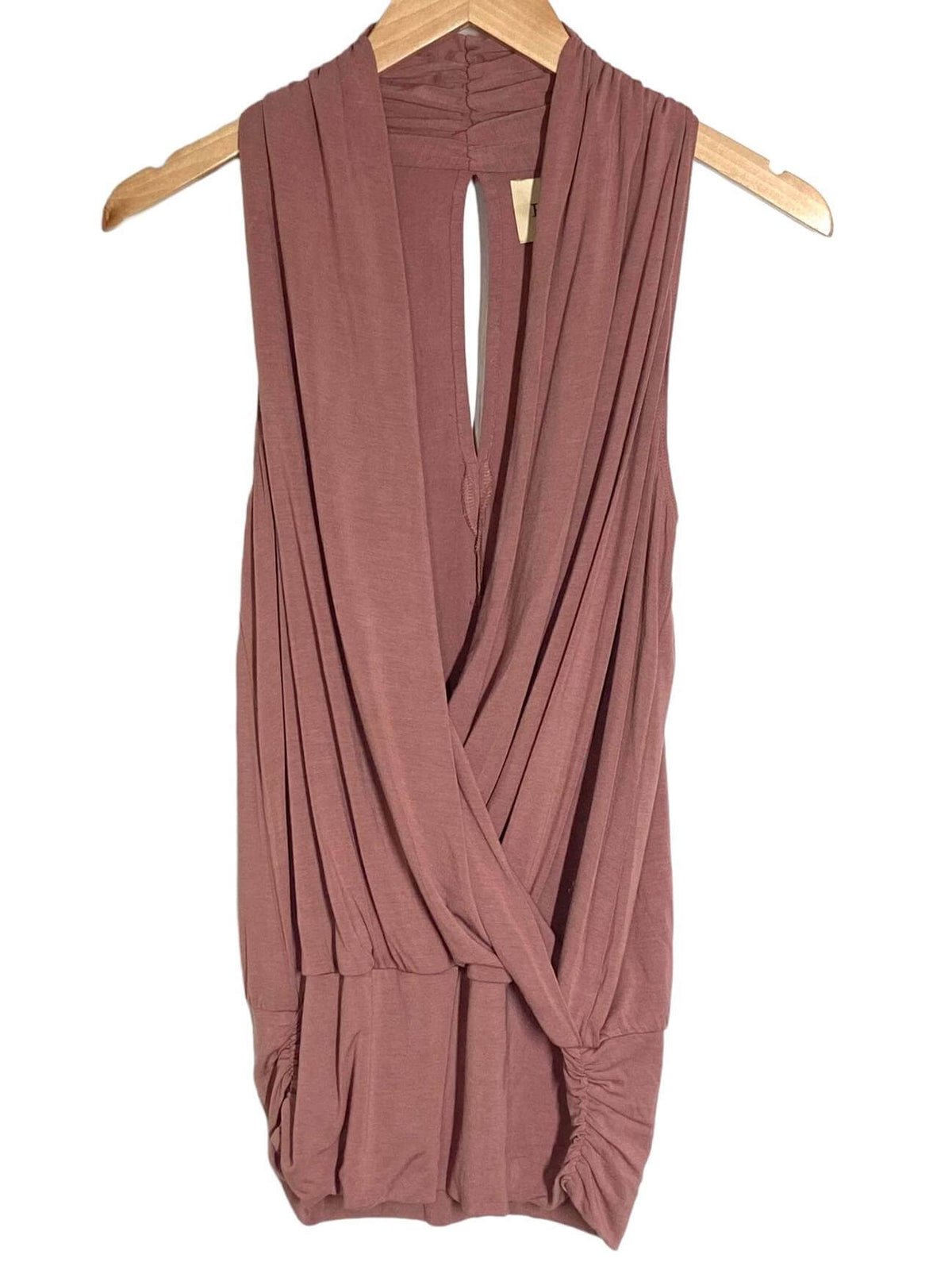 Soft Summer ELIE. by ELIE TAHARI quart faux wrap top