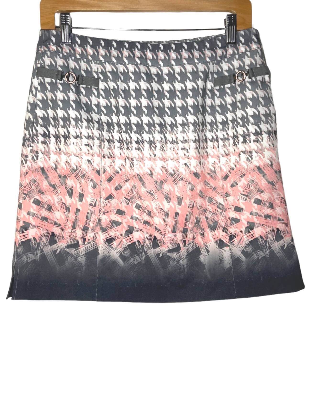 Soft Summer EP PRO gray pink print golf skirt
