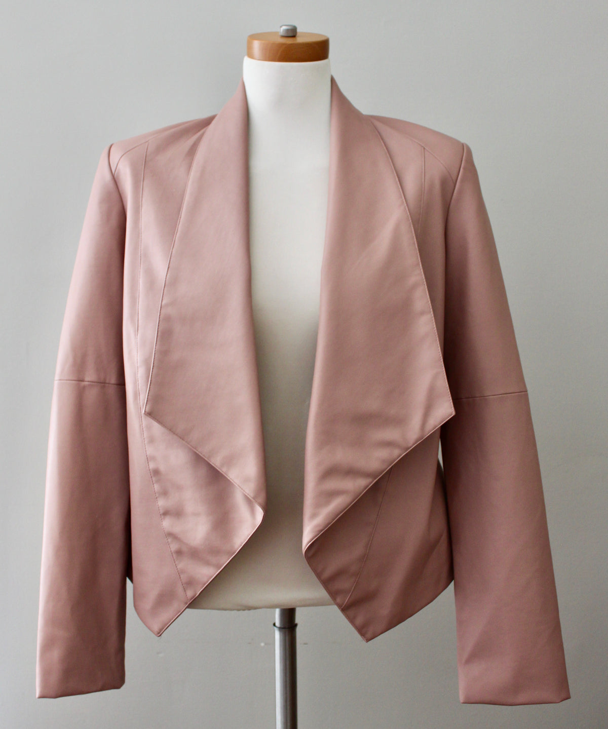 Soft Summer FOREVER 21 rose open front jacket