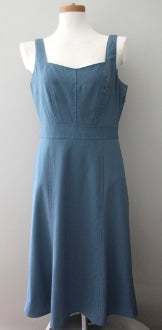 Soft Summer J.CREW patina teal dress